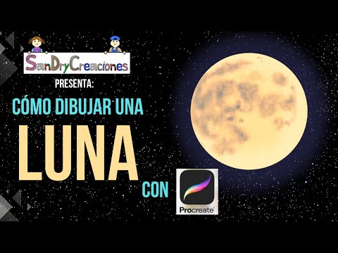Cómo Dibujar Una Luna Con Procreate