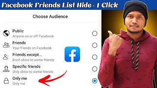 Facebook Friends List Hide || How to Hide Friends List on Facebook || Fb Friend Hide