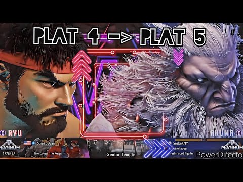 Plat 4 to Plat 5 | Ryu - SureYouCan | Street Fighter 6
