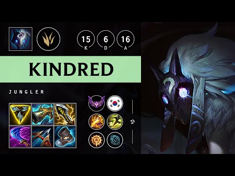 Kindred Jungle vs Nidalee - KR Master Patch 25.13