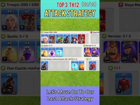 Top (03/03) Th12 Attack Strategy : Queen Charge Hybrid