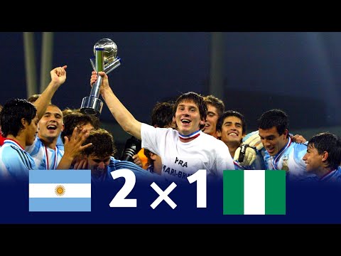 Argentina 2 × 1 Nigeria 💠 When 18 year old Lionel Messi Destroyed Nigeria | U-20 World Cup Final