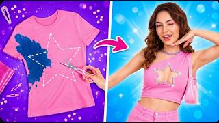 DIY FASHION HACKS THAT WILL TRANSFORM YOUR STYLE! 👗😱 Amazing Outfit Hacks and St