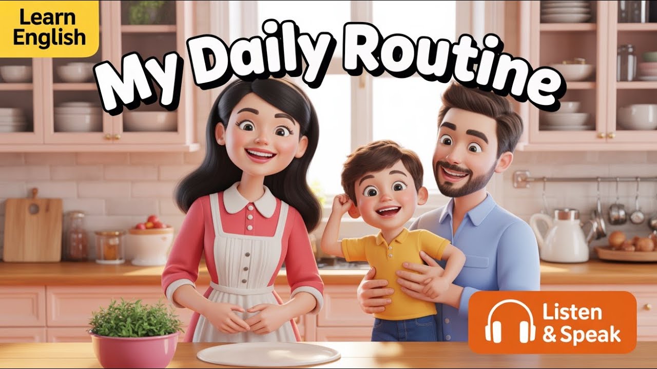 My Daily Routine | Improve Your English | English Listening Skills - Speaking Skills