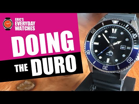 During the Duro, – Casio Dive watch.