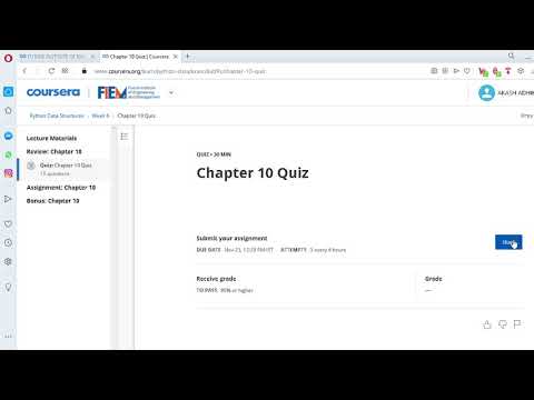 Python Data Structurechapter 10 Quiz