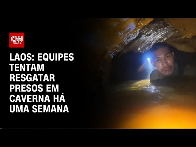 Equipes tentam resgatar presos em caverna no Laos há uma semana | CNN 360º