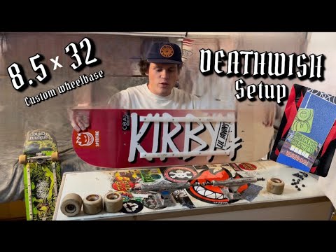 SKATEBOARD SETUP!!!! (Deathwish wheelbase modification!)