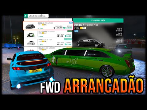 Forza Horizon 4 - ARRANCADÃO de LEILÃO com CARROS TRAÇÃO DIANTEIRA