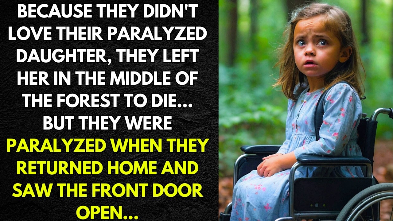 BECAUSE THEY DIDN'T LOVE THEIR PARALYZED DAUGHTER, THEY LEFT HER IN THE MIDDLE OF THE FOREST TO DIE.