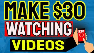 How To Make $30 Per Hour Just BY WATCHING VIDEOS Online (FAST 2020)
