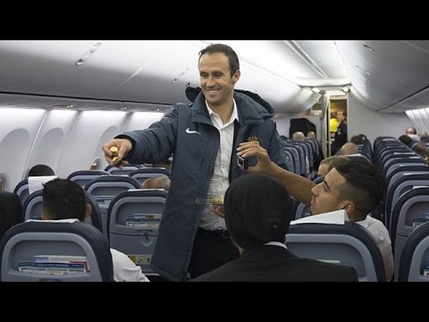 Dans l'euphorie du vol retour après Bayer - Monaco !