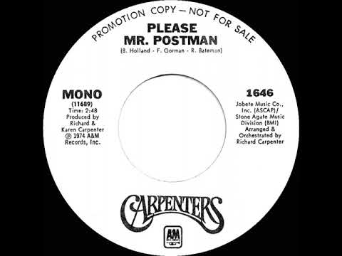 1975 Carpenters - Please Mr. Postman (mono radio promo 45)