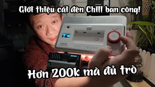Giới thiệu anh em cái đèn mà tôi dùng chill ngoài ban công, có hơn 200k mà làm được đủ trò