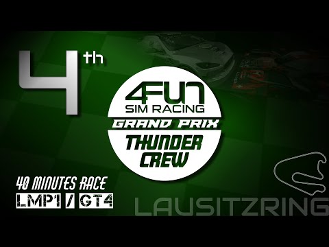 [SRS] Assetto Corsa | 4th 4Fun Sim Racing vs. TC Grand Prix | LMP1/GT4 @ Lausitzring (Night)