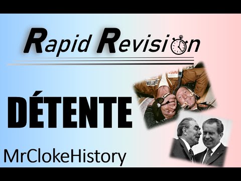 GCSE History: Superpower Relations and the Cold War - Détent, SALT 1+2 and the Helsinki Accords