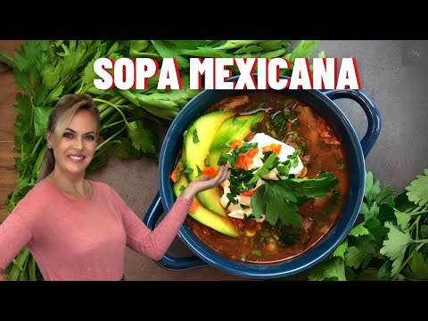 SOPA MEXICANA DE CARNE ⎮ Una receta rápida pero delisiosa