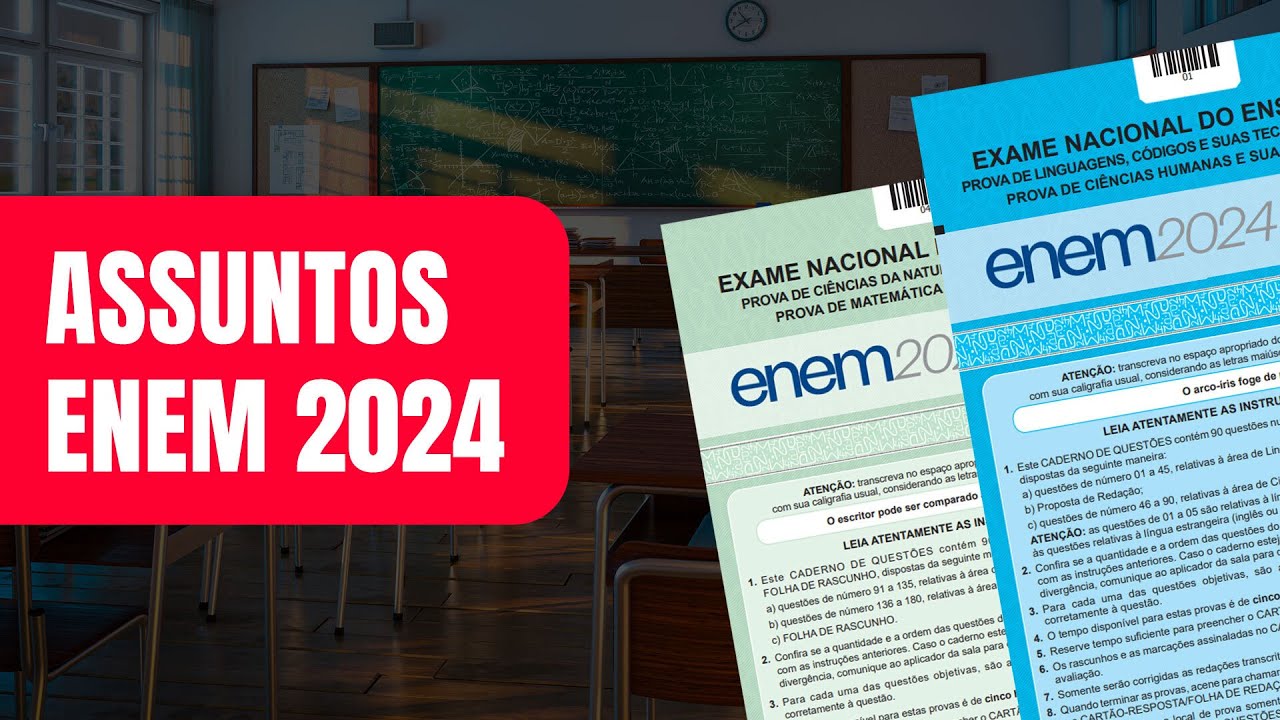 Todos os assuntos que caíram no ENEM 2024 | ProEnem