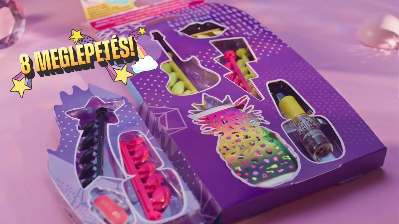 Cool Maker: GO GLAM Nail Surprise körömdíszítő szett - Spin Master videó