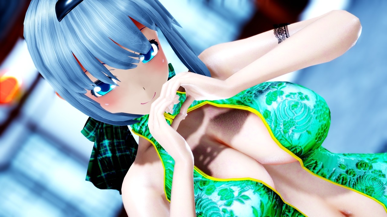 【東方ｍｍｄ】チャイナドレスな妖夢ちゃんに踊ってもらいました【桃源恋歌】【４ｋ】