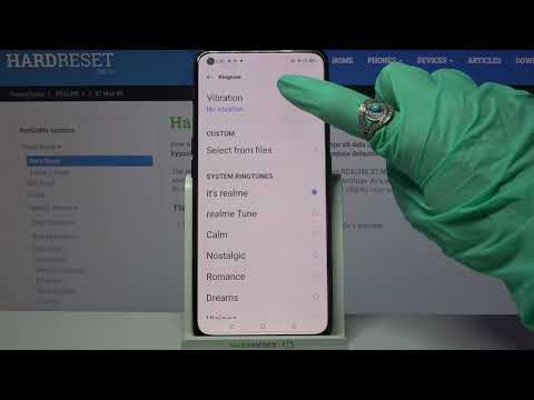Choose Pattern for Vibration Mode - Sound & Vibration Settings on REALME X7 Max