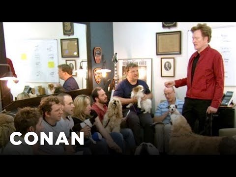 Conan Brings His Dog To Work | CONAN on TBS