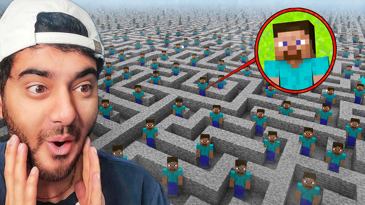I Trapped 300 Players in an Impossible Minecraft Maze!