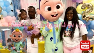 MILANI'S 2ND BIRTHDAY COCOMELON THEME ( JJ CAME TO THE PARTY)