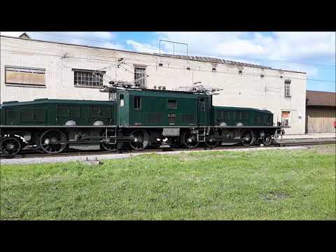 SBB Historic Depot Olten: Fitnessfahrten 09.10.2021 Ce 6/8 II "Krokodil" 14305
