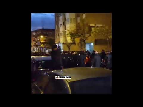 Curva Sud Milan a Madrid