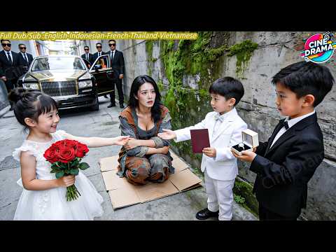 Three Genius Kids Run Away, Force Their CEO Dad to Marry a Beggar—She’s Their Lost Mother