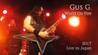 Gus G. - World On Fire ( Firewind song, vo. Henning Basse ) - Live in Japan 2017