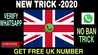 HOW TO GET FREE U.K NUMBER TO VERIFY WHATSAPP/FACEBOOK