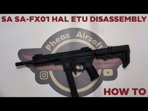 [HOW TO] Specna Arms SA-FX01 Flex AR-9 Hal ETU edition - Disassembly for repair and maintenance