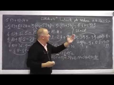 2/2 Lectia 653 - Distributivitatea inmultirii fata de adunare Factor comun Metoda figurativa Clasa 4