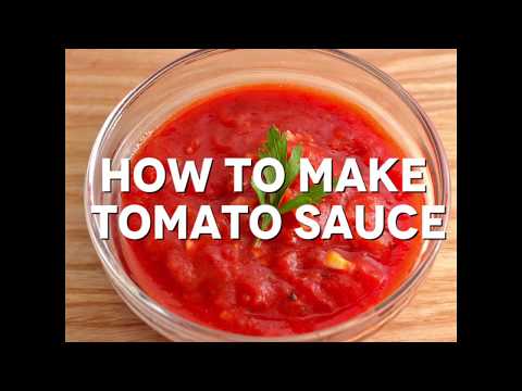 How to make tomato sauce without seeds and skin