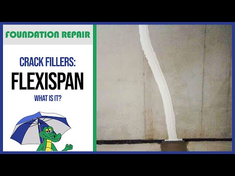 Crack Fillers: What is FlexiSpan? | Foundation Repair + Basement Waterproofing