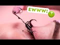 Dirty Lash Extensions Deep Cleaning | Oddly Satisfying