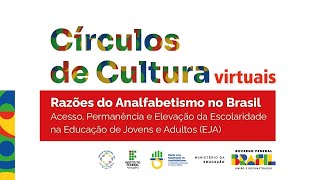 Razões do Analfabetismo no Brasil; acesso, permanência e elevação da escolaridade na EJA