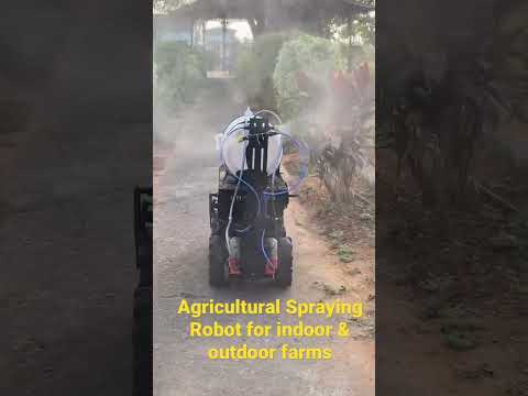 XMachines Spraying Robot - Compact #agriculture #greenhouses #polyhouse #spraying #agritech