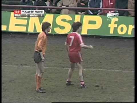 Middlesbrough v Wolves FA Cup 1980/1981