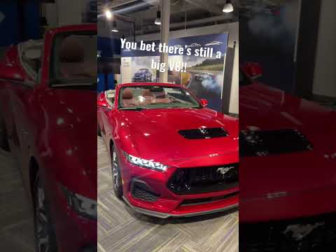 🐴 New Ford Mustang!! 7th gen Pony car revealed with V8 at Detroit auto show! #shorts #ford #mustang