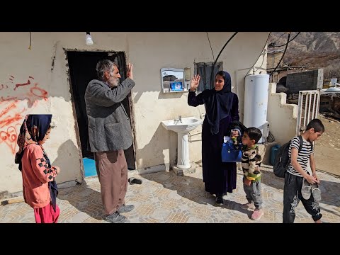 Ruqayya's farewell to visit the health center to ensure the health of the baby inside her womb