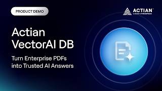Turn Enterprise PDFs into Trusted AI Answers with Actian VectorAI DB