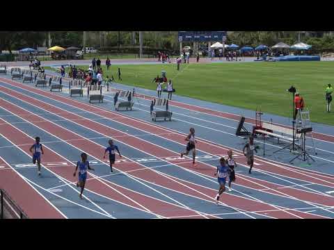 Boys 100m Dash 11-12 Year Old Heat 6 - 44th Annual Northwest Track and Field Classic 2019