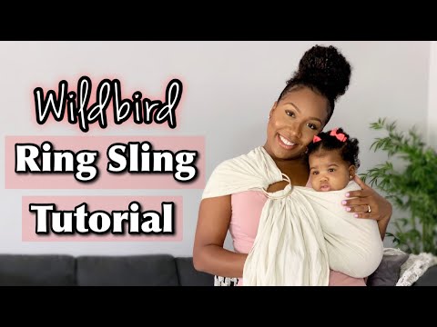 HOW TO USE A RING SLING | Wildbird Ring Sling Tutorial | Hip Carry Baby in a Ring Sling