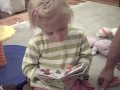 Reading Barney Book Oct 2009