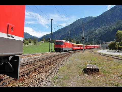 Cab Ride with Freight Train over Albula Pass - Part 3