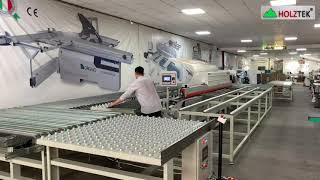 Băng tải hồi phôi phía sau máy dán cạnh PRO-700A