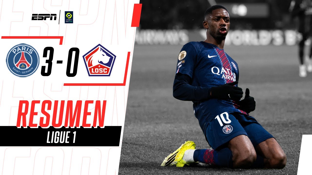 EL SEGUNDO DE DEMBÉLÉ DIRECTO AL PREMIO PUSKÁS Y GOLEADA DEL PSG | PSG 3-0 Lille | RESUMEN